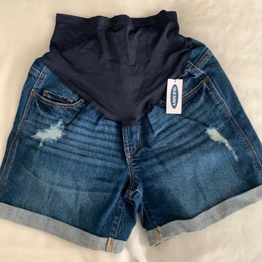 Maternity shorts.